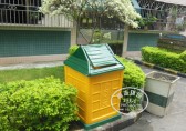 高顏值九一影视垃圾箱全新亮相