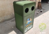 南昌海洋公園海洋主題UV打印（yìn）不（bú）鏽鋼垃圾桶定製案例