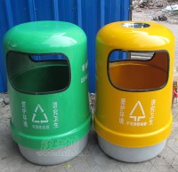 玻璃鋼雙桶垃圾（jī）桶（tǒng）