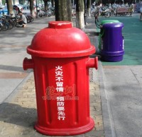 玻璃鋼（gāng）消防垃圾桶