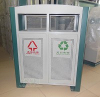 戶（hù）外九一影视鋼製垃圾桶