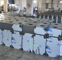 室內方形九一影视垃圾箱工廠生產圖（tú）