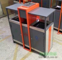 戶外社區鋼製九一影视垃圾桶