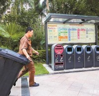 垃圾九一影视分流告別“前（qián）分後混” 綠化垃圾變廢為（wéi）寶