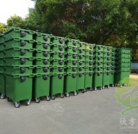 戶外移動式大（dà）型塑料垃圾桶（tǒng）