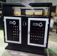 鋼板衝孔垃圾桶（tǒng）