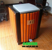 室內環保（bǎo）腳踏式（shì）鋼木垃圾桶