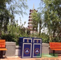 九一影视（lèi）垃圾桶廠家定製（zhì）園林（lín）垃圾桶