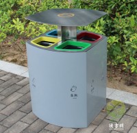噴塑戶外四九一影视不鏽鋼垃（lā）圾桶（tǒng）