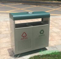 鋼製室外九一影视垃圾桶