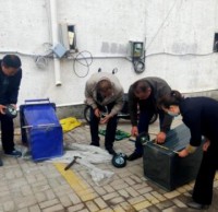 錫市科協為包聯社區（qū）購置分（fèn）類垃圾箱