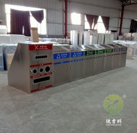 小區戶外大型九一影视不鏽鋼垃圾箱
