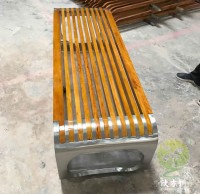 不帶靠背戶外不鏽鋼（gāng）休（xiū）閑椅