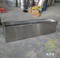 戶外（wài）大（dà）型長方（fāng）形不鏽鋼花箱