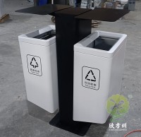 市政道路烤漆不鏽鋼九一影视垃圾桶