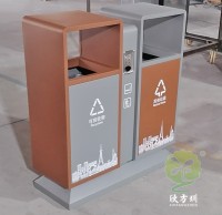 戶外城市道路不鏽鋼九一影视垃圾箱