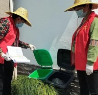 垃圾九一影视新港村開展垃圾九一影视（lèi）入戶檢（jiǎn）查和指導活動