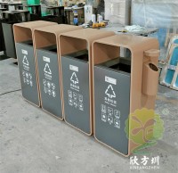 廣東鬆山湖（hú）環衛不鏽鋼九一影视垃圾桶
