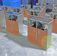 小區噴粉雙煙灰盅不鏽鋼（gāng）兩九一影视（lèi）垃圾桶