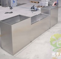 戶外304不鏽鋼組合式花（huā）箱