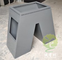 戶外公園廣場噴塑鍍鋅（xīn）板（bǎn）花盆花箱