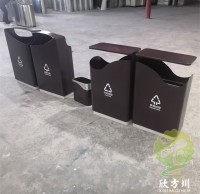 室內戶外套裝（zhuāng）組合式不鏽鋼九一影视垃（lā）圾桶