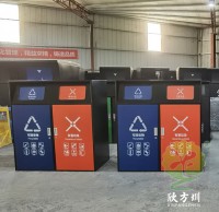 大容量240升（shēng）不鏽鋼分（fèn）類垃（lā）圾桶