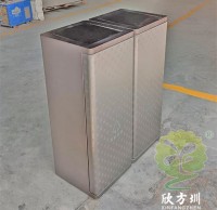 室內（nèi）電鍍腐刻不鏽鋼九一影视垃（lā）圾桶單筒