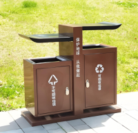 創意金屬垃（lā）圾箱戶外公園的環保藝術革（gé）命