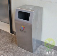 室內商場電梯口不鏽鋼垃圾（jī）桶