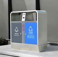 環衛雙九一影视不（bú）鏽鋼垃（lā）圾桶，為現代城市注入綠色靈魂