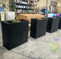 室內酒店三（sān）九一影视黑粉噴粉不（bú）鏽鋼垃圾桶