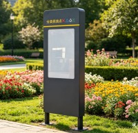 戶外發（fā）光垃圾九一影视金屬指（zhǐ）引牌，讓環保“全天候”在線