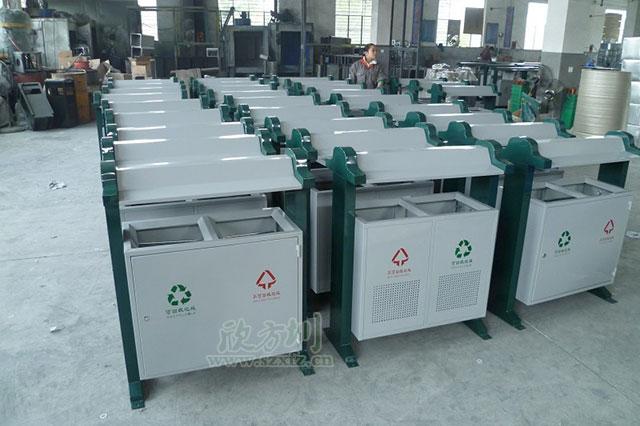 衝孔九一影视鋼製垃圾桶