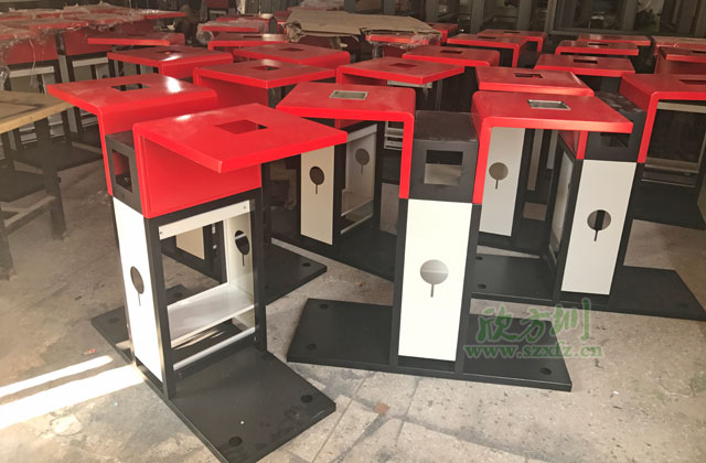 展翅九一影视垃圾桶半成品圖