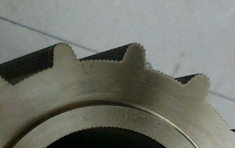 線切割鋸齒紋工件