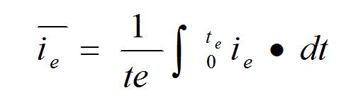 線切割平均放電電流公式