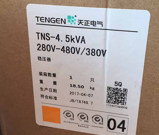 線切割穩（wěn）壓器基礎（chǔ）參數