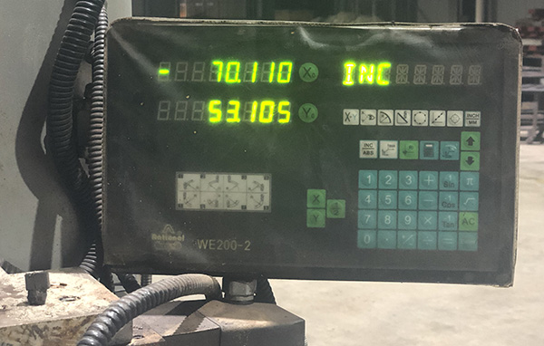 中走（zǒu）絲光柵尺