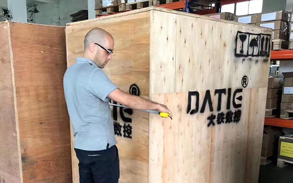 天津（開利達控製技術）線切割機床實地客戶現場（chǎng）收貨