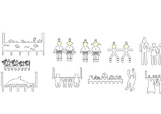 線切割多（duō）款可愛（ài）掛鉤,線切割圖紙免費下載