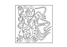 線切割蜘蛛,線切割圖紙（zhǐ）免費下載