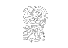 線（xiàn）切割翼龍,線切（qiē）割圖紙免費下載