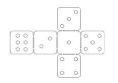 線切割骰子,線切割圖紙免（miǎn）費下載
