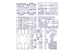 線切（qiē）割四合院新,線切割圖紙免費（fèi）下載