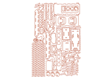 線切割雙龍船,線切割圖紙免（miǎn）費（fèi）下載