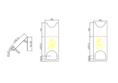 線切3D-手機座,線切割圖紙免費下載