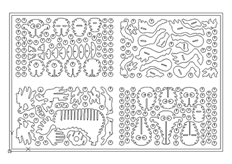 線切（qiē）3D-麒麟,線（xiàn）切割圖（tú）紙免費下載