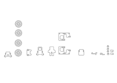 線切3D-老爺車,線切（qiē）割圖紙免費下載（zǎi）