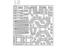 線切3D-埃（āi）菲爾（ěr）鐵塔1,線切割圖紙免費下載